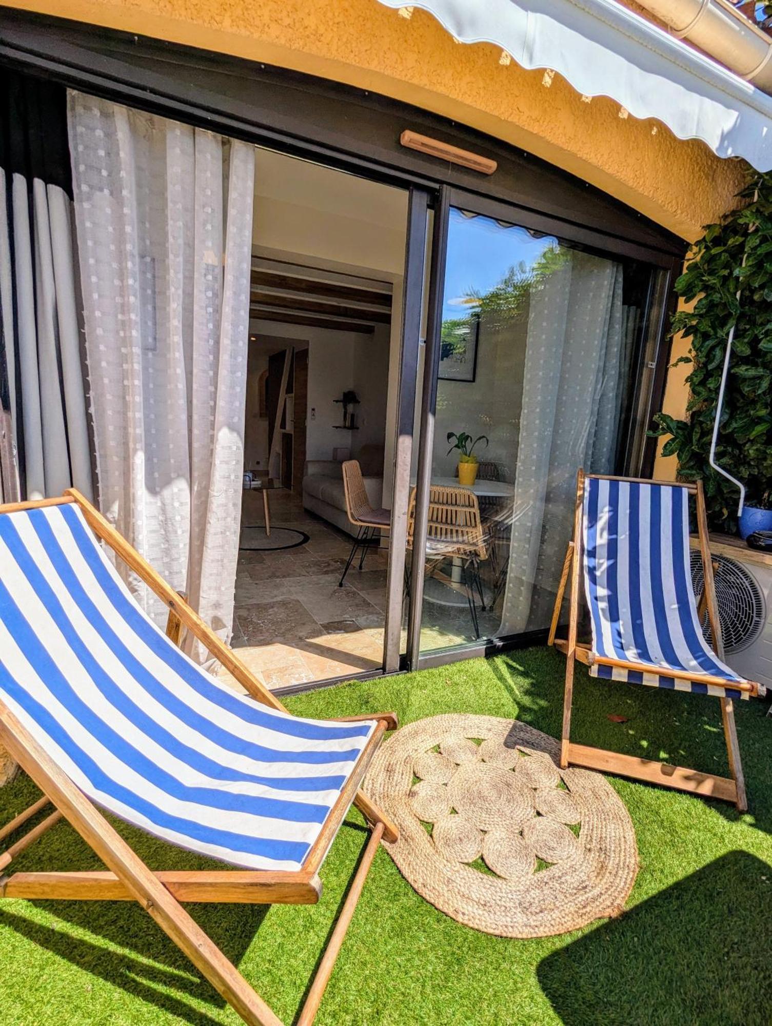 Evasion Au Calme - Maison Cosy Avec Piscine Et Tennis Saint-Vallier-de-Thiey Kültér fotó